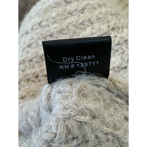 Jenni Kayne Alpaca Blend Oversized Cocoon Cardigan Women’s Sz M Oatmeal Buttons - Picture 9 of 13